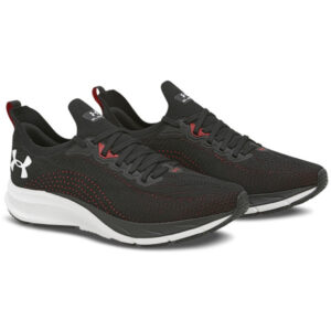 Tênis Under Armour Charged Slight - Black Red White